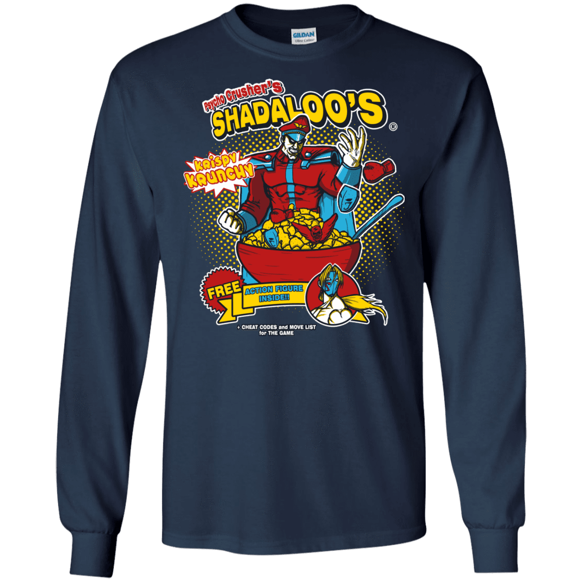 T-Shirts Navy / S Shadaloos Men's Long Sleeve T-Shirt