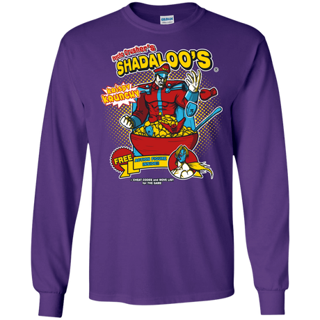 T-Shirts Purple / S Shadaloos Men's Long Sleeve T-Shirt