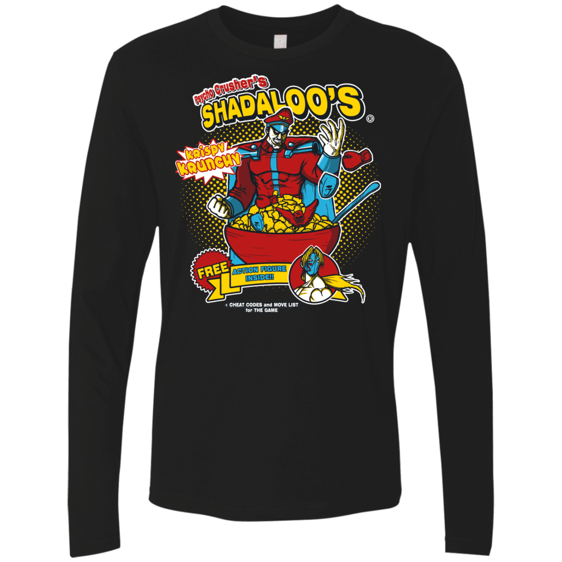 T-Shirts Black / S Shadaloos Men's Premium Long Sleeve