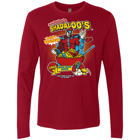 T-Shirts Cardinal / S Shadaloos Men's Premium Long Sleeve