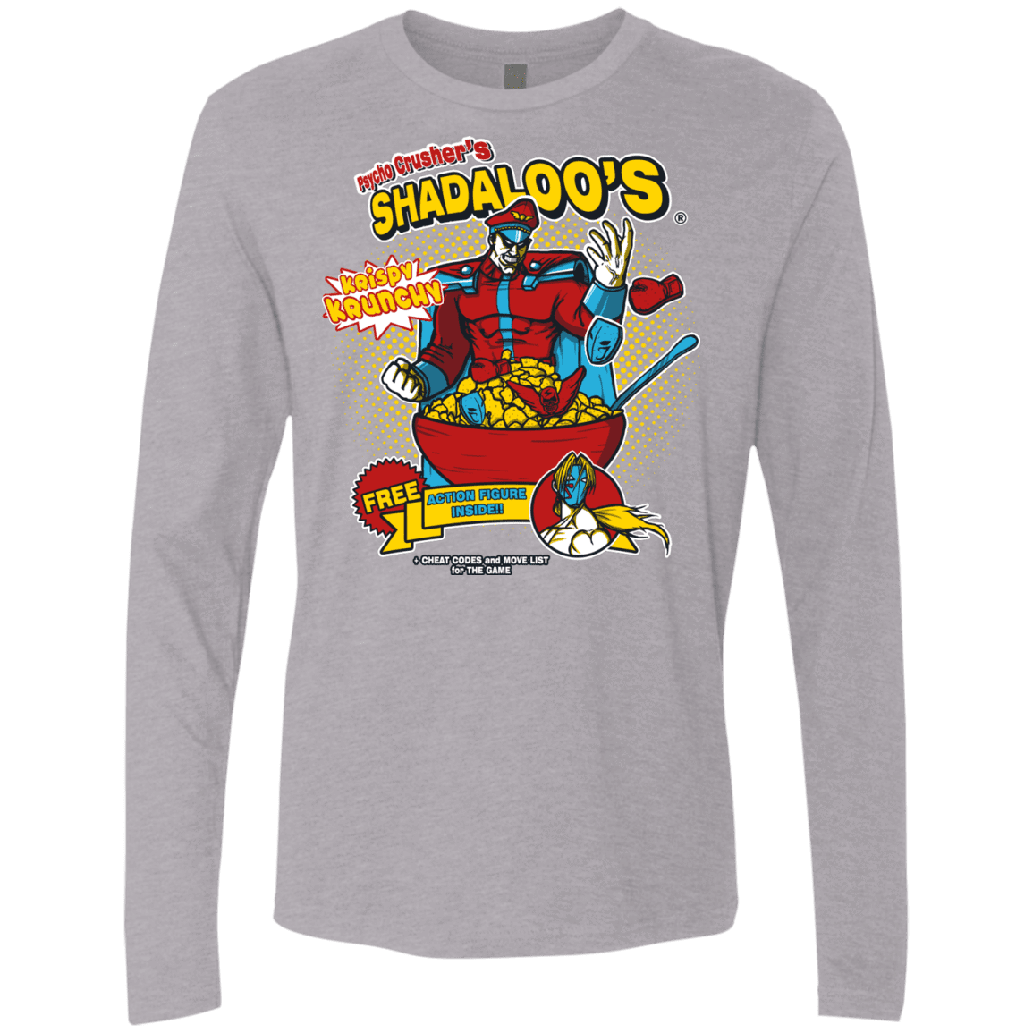 T-Shirts Heather Grey / S Shadaloos Men's Premium Long Sleeve