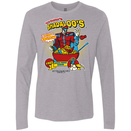 T-Shirts Heather Grey / S Shadaloos Men's Premium Long Sleeve