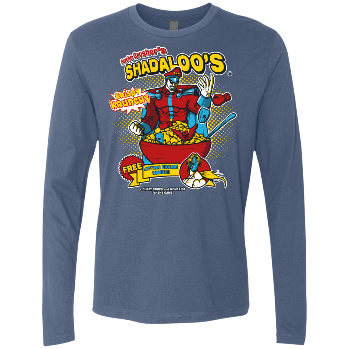 T-Shirts Indigo / S Shadaloos Men's Premium Long Sleeve