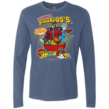T-Shirts Indigo / S Shadaloos Men's Premium Long Sleeve