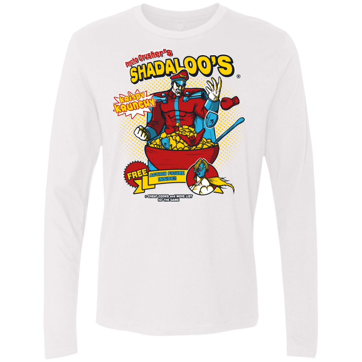 T-Shirts White / S Shadaloos Men's Premium Long Sleeve