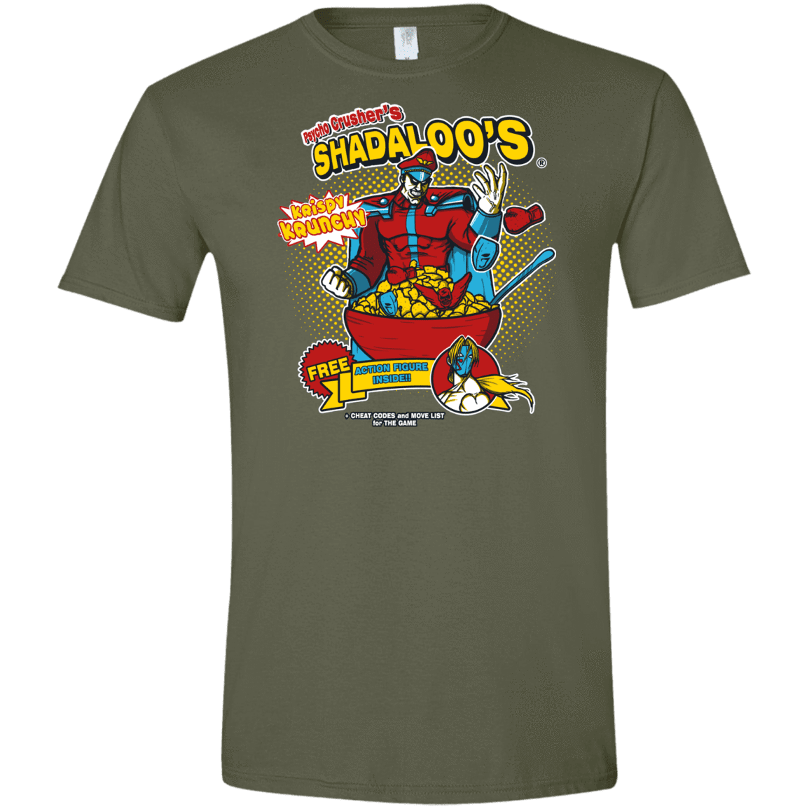 T-Shirts Military Green / S Shadaloos Men's Semi-Fitted Softstyle