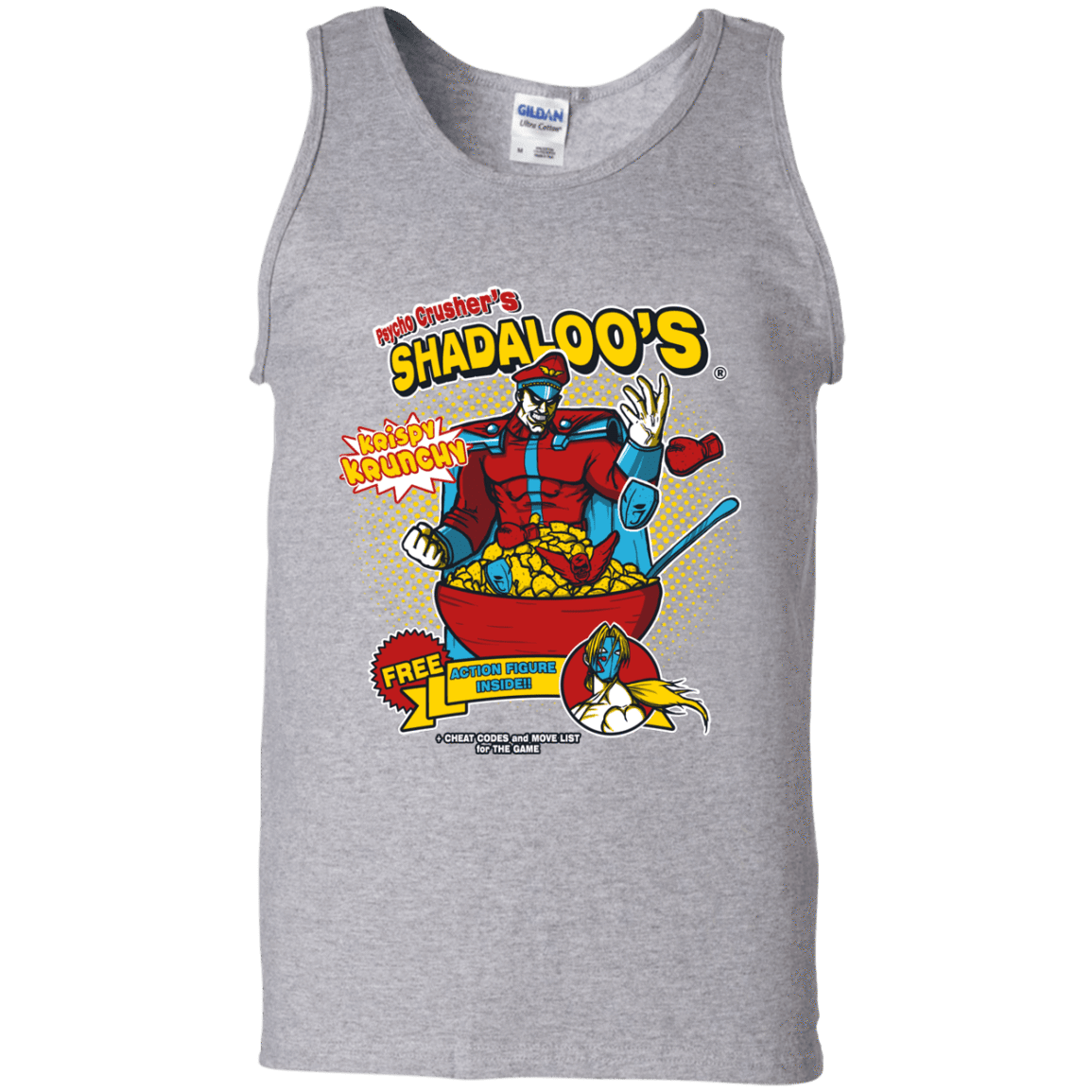 T-Shirts Sport Grey / S Shadaloos Men's Tank Top