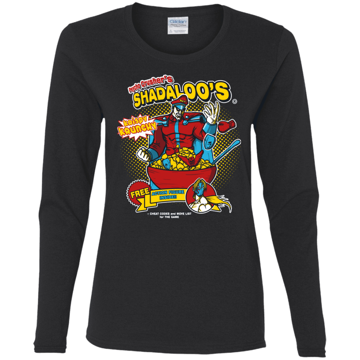 T-Shirts Black / S Shadaloos Women's Long Sleeve T-Shirt