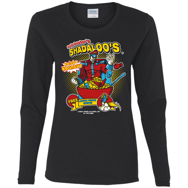 T-Shirts Black / S Shadaloos Women's Long Sleeve T-Shirt