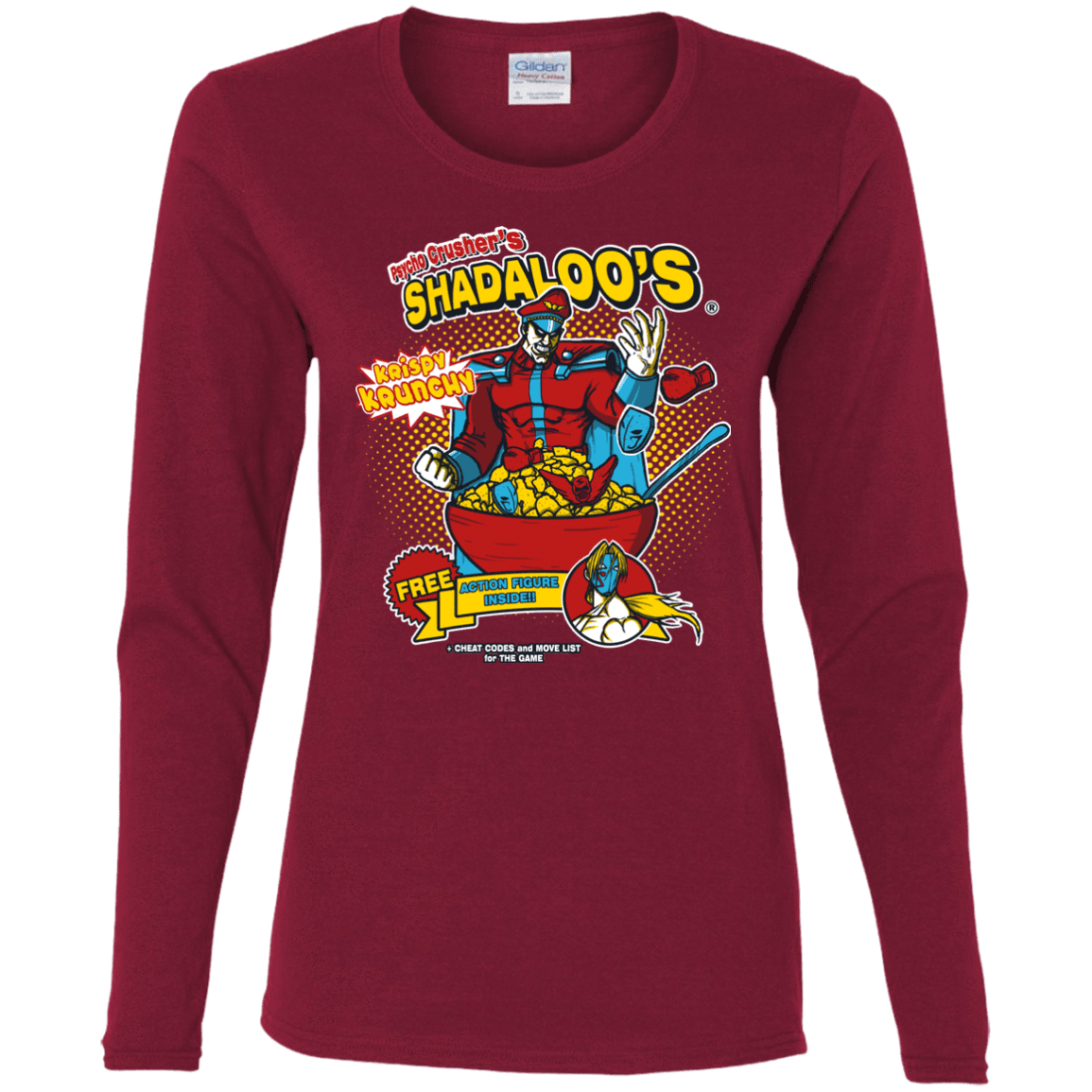 T-Shirts Cardinal / S Shadaloos Women's Long Sleeve T-Shirt