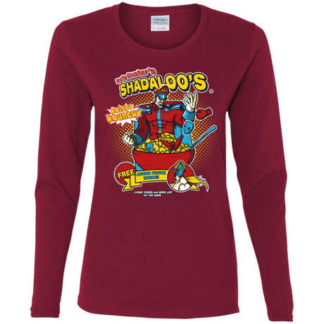T-Shirts Cardinal / S Shadaloos Women's Long Sleeve T-Shirt