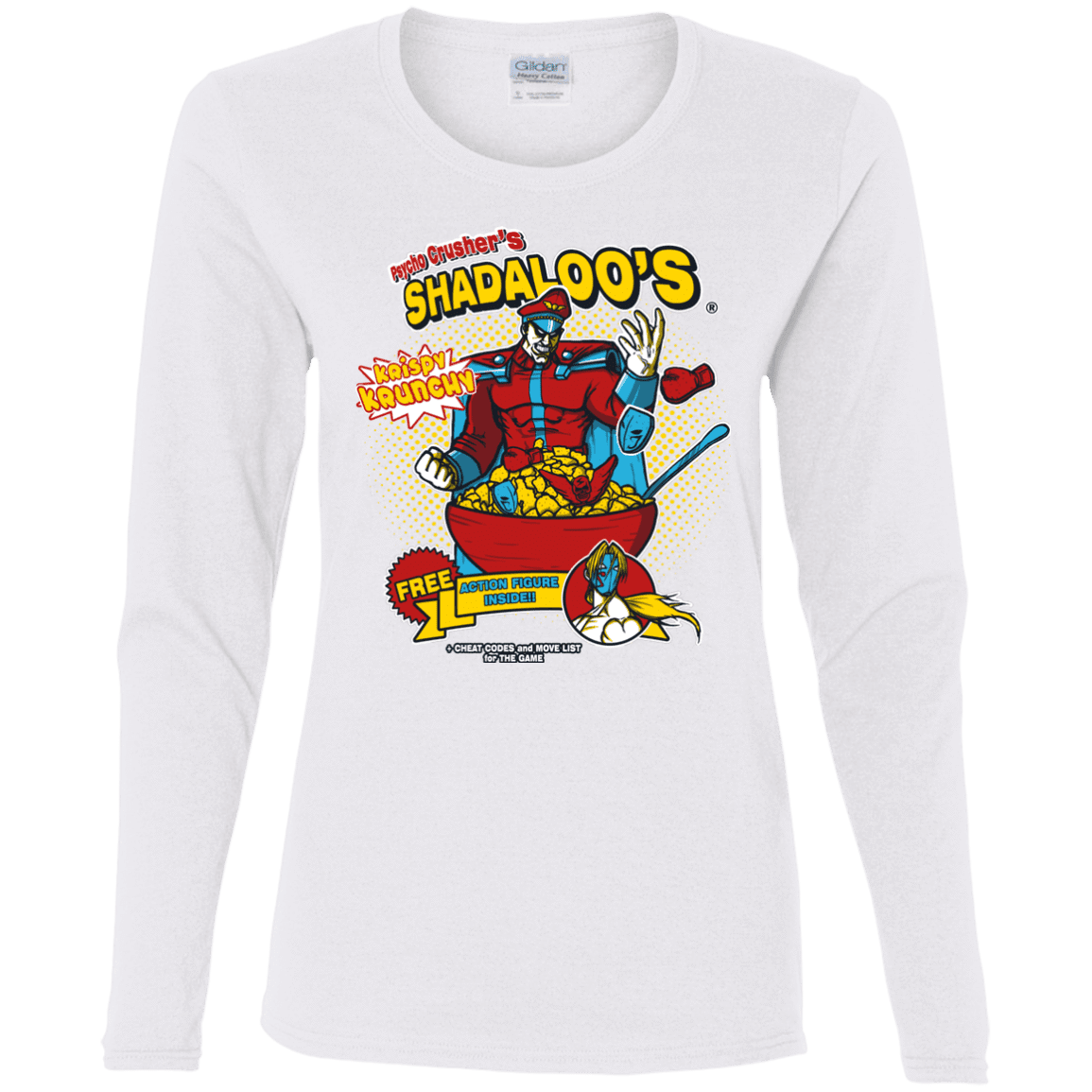 T-Shirts White / S Shadaloos Women's Long Sleeve T-Shirt