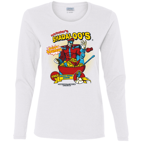 T-Shirts White / S Shadaloos Women's Long Sleeve T-Shirt