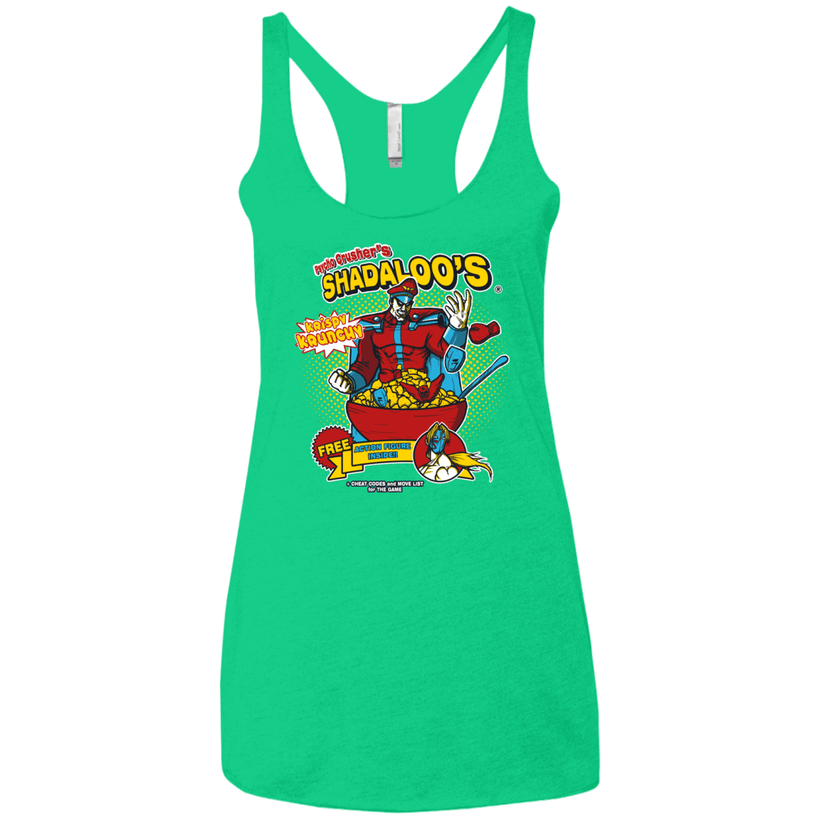 T-Shirts Envy / X-Small Shadaloos Women's Triblend Racerback Tank