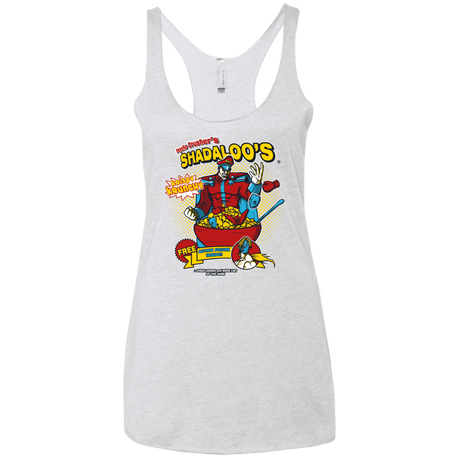 T-Shirts Heather White / X-Small Shadaloos Women's Triblend Racerback Tank