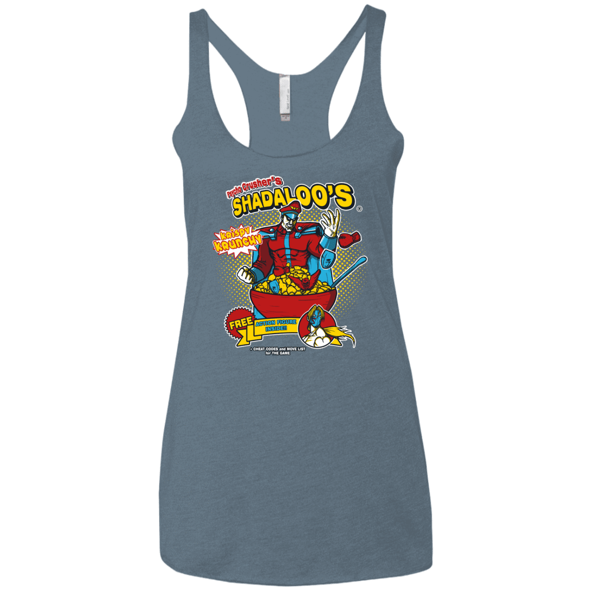 T-Shirts Indigo / X-Small Shadaloos Women's Triblend Racerback Tank