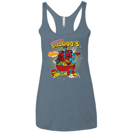 T-Shirts Indigo / X-Small Shadaloos Women's Triblend Racerback Tank
