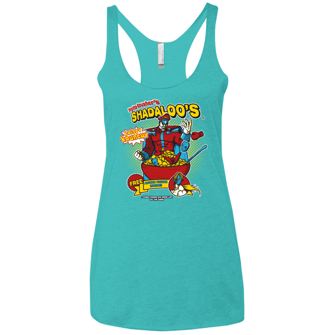 T-Shirts Tahiti Blue / X-Small Shadaloos Women's Triblend Racerback Tank