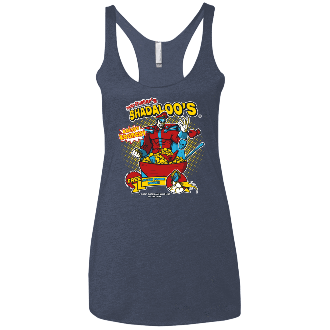 T-Shirts Vintage Navy / X-Small Shadaloos Women's Triblend Racerback Tank