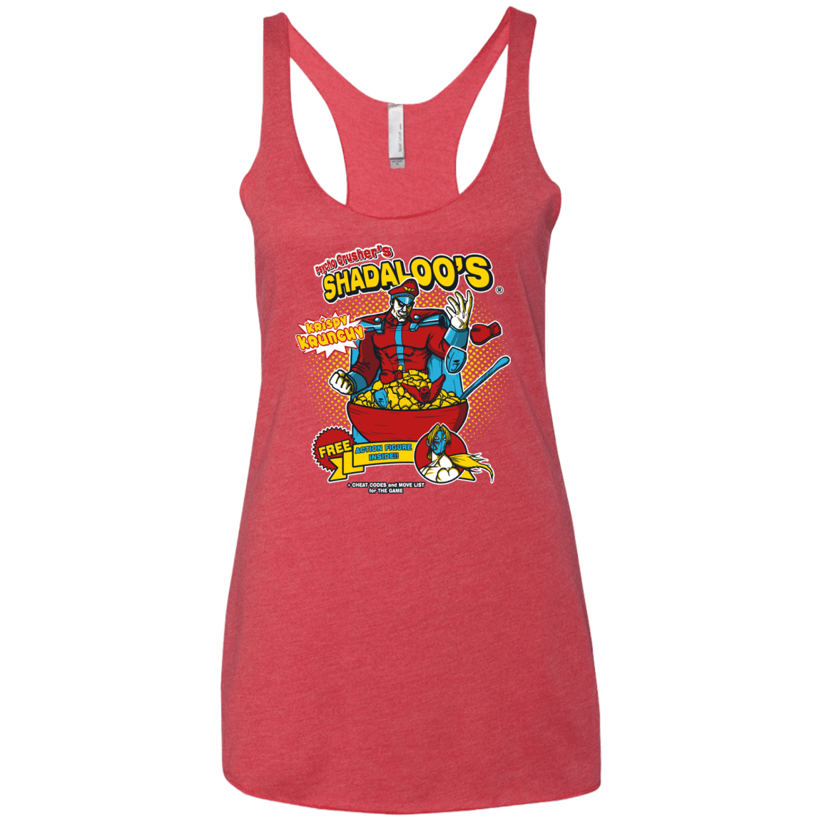 T-Shirts Vintage Red / X-Small Shadaloos Women's Triblend Racerback Tank