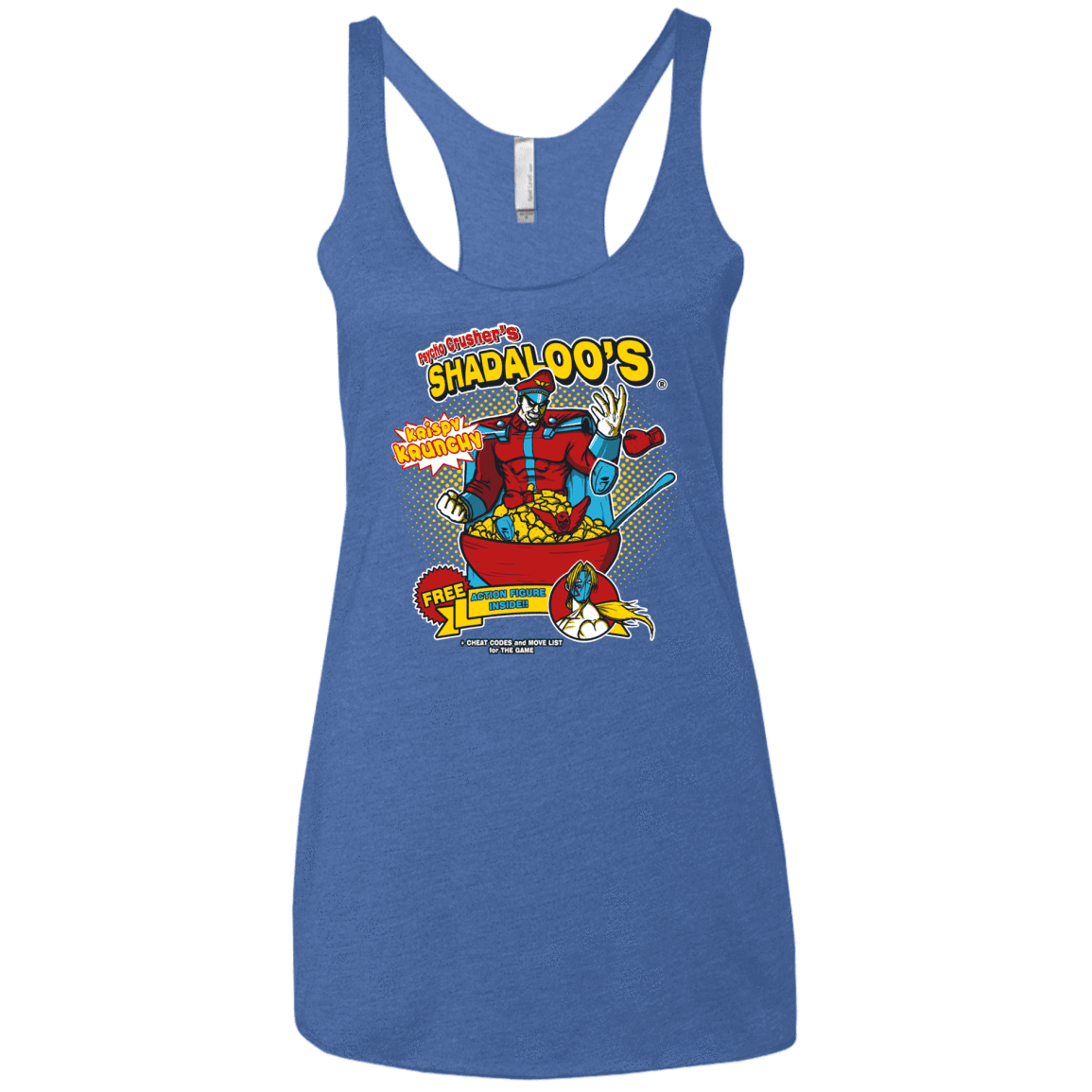 T-Shirts Vintage Royal / X-Small Shadaloos Women's Triblend Racerback Tank