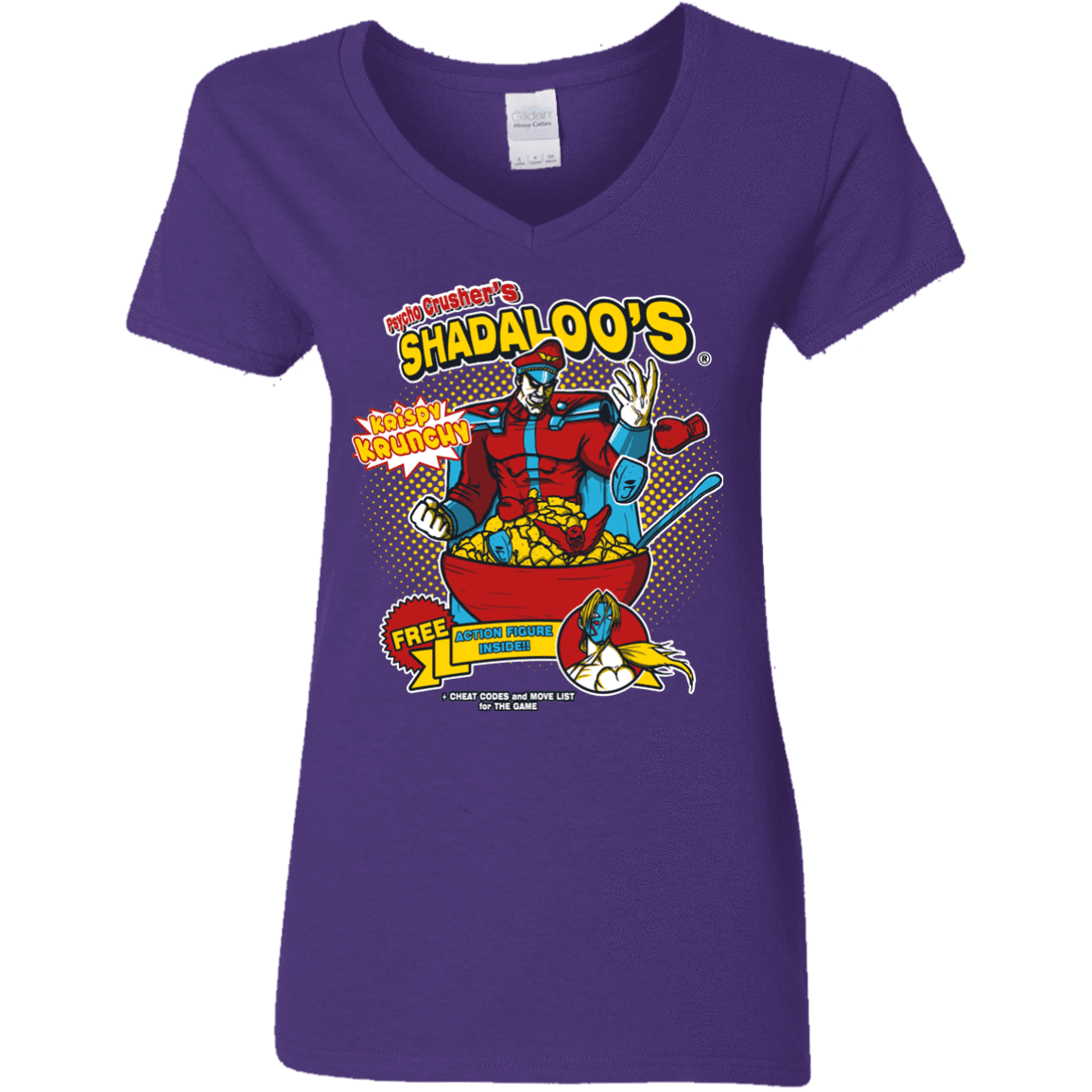 T-Shirts Purple / S Shadaloos Women's V-Neck T-Shirt