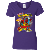 T-Shirts Purple / S Shadaloos Women's V-Neck T-Shirt