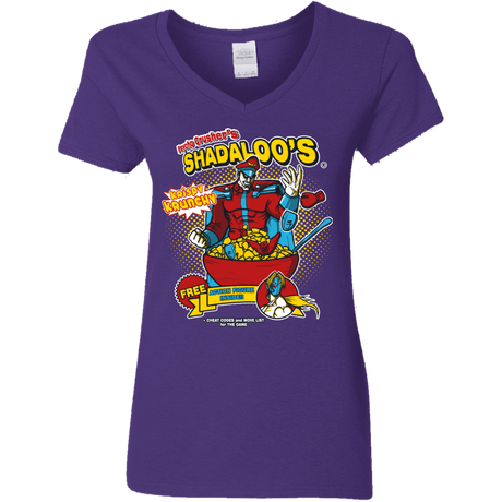 T-Shirts Purple / S Shadaloos Women's V-Neck T-Shirt