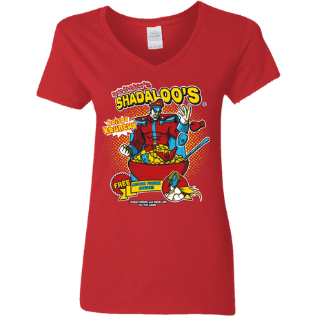 T-Shirts Red / S Shadaloos Women's V-Neck T-Shirt