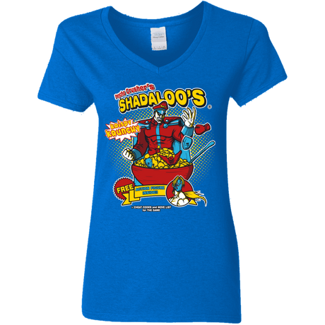 T-Shirts Royal / S Shadaloos Women's V-Neck T-Shirt