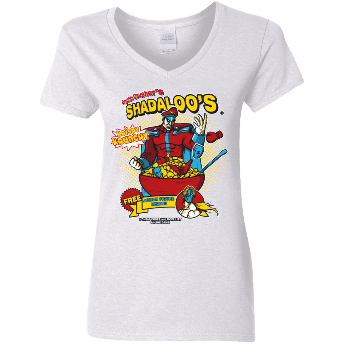 T-Shirts White / S Shadaloos Women's V-Neck T-Shirt