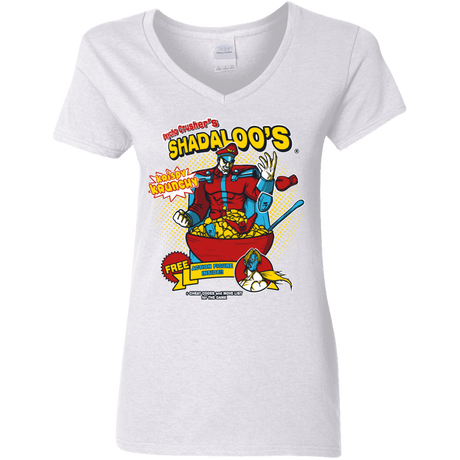 T-Shirts White / S Shadaloos Women's V-Neck T-Shirt