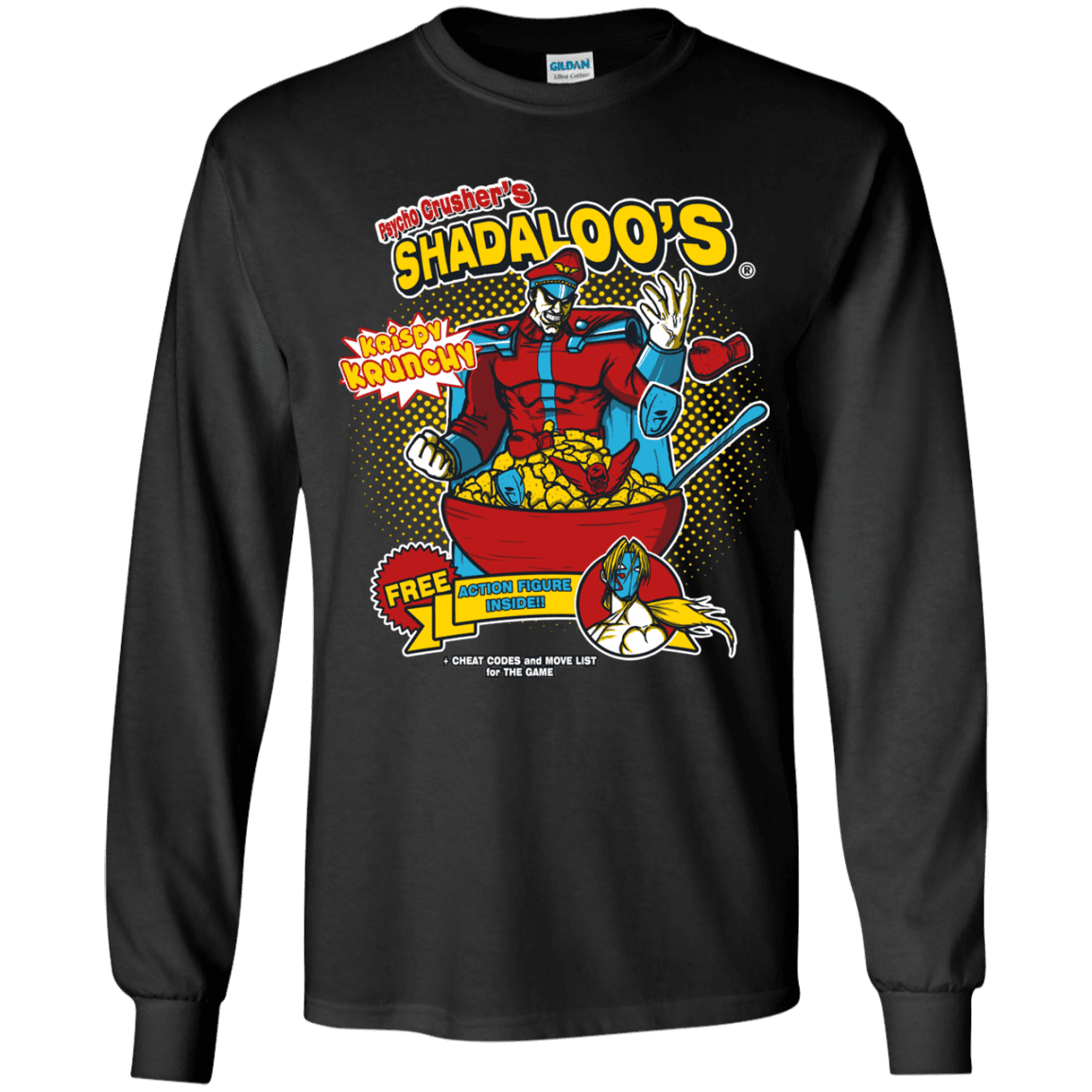 T-Shirts Black / YS Shadaloos Youth Long Sleeve T-Shirt