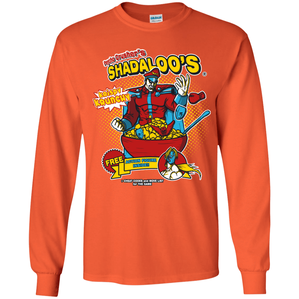 T-Shirts Orange / YS Shadaloos Youth Long Sleeve T-Shirt