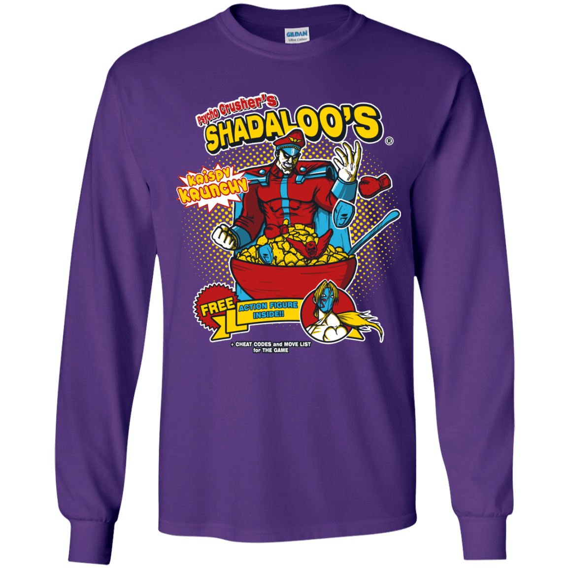 T-Shirts Purple / YS Shadaloos Youth Long Sleeve T-Shirt