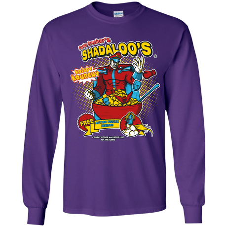T-Shirts Purple / YS Shadaloos Youth Long Sleeve T-Shirt