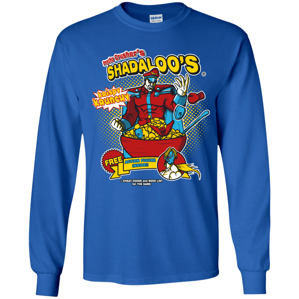 T-Shirts Royal / YS Shadaloos Youth Long Sleeve T-Shirt