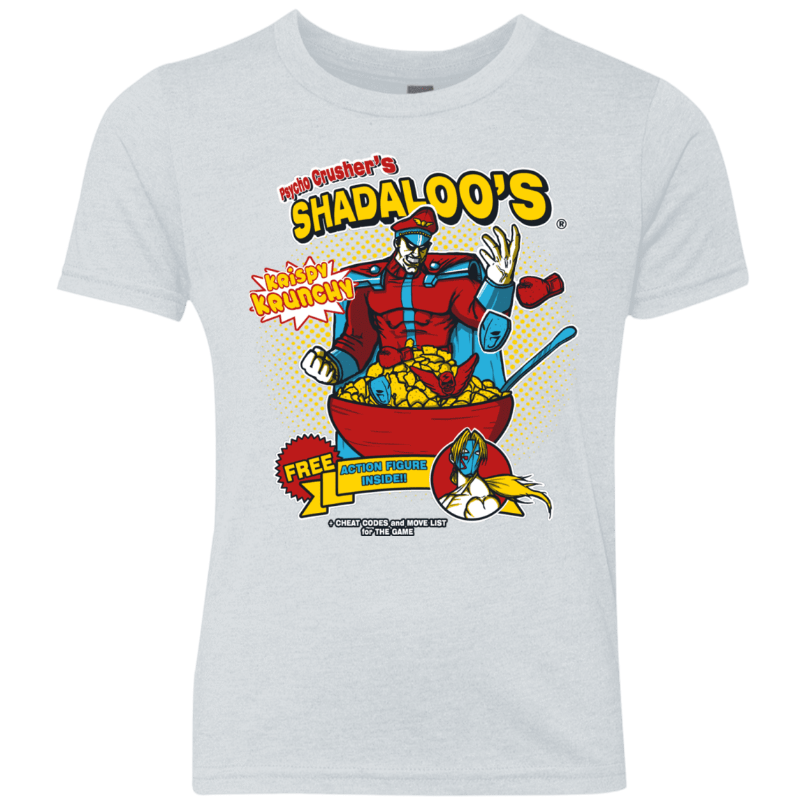 T-Shirts Heather White / YXS Shadaloos Youth Triblend T-Shirt