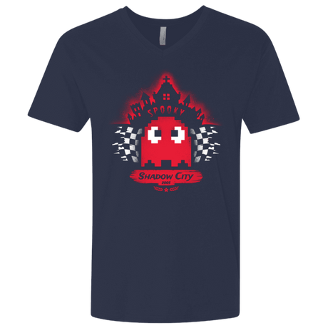 T-Shirts Midnight Navy / X-Small Shadow City Men's Premium V-Neck