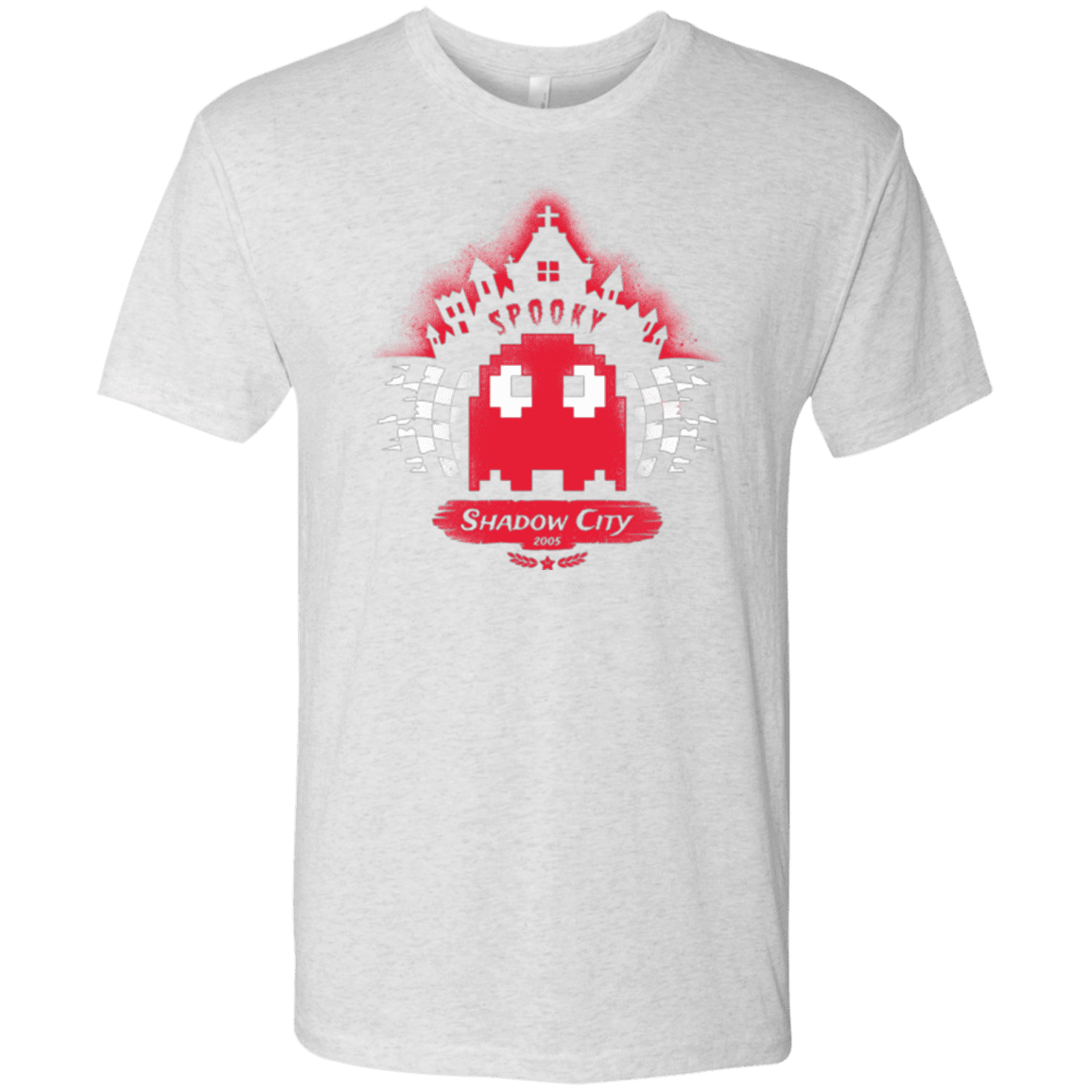 T-Shirts Heather White / Small Shadow City Men's Triblend T-Shirt