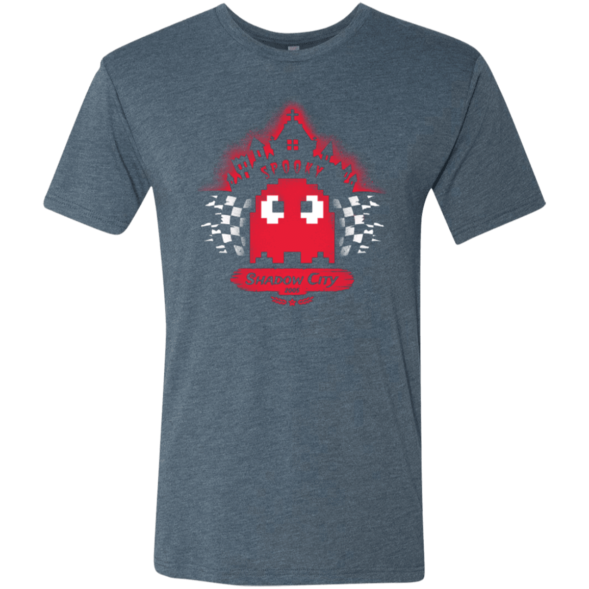 T-Shirts Indigo / Small Shadow City Men's Triblend T-Shirt