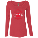 T-Shirts Vintage Red / Small Shadow City Women's Triblend Long Sleeve Shirt