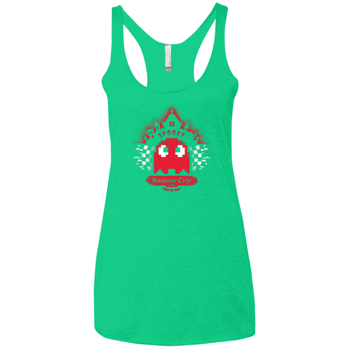 T-Shirts Envy / X-Small Shadow City Women's Triblend Racerback Tank