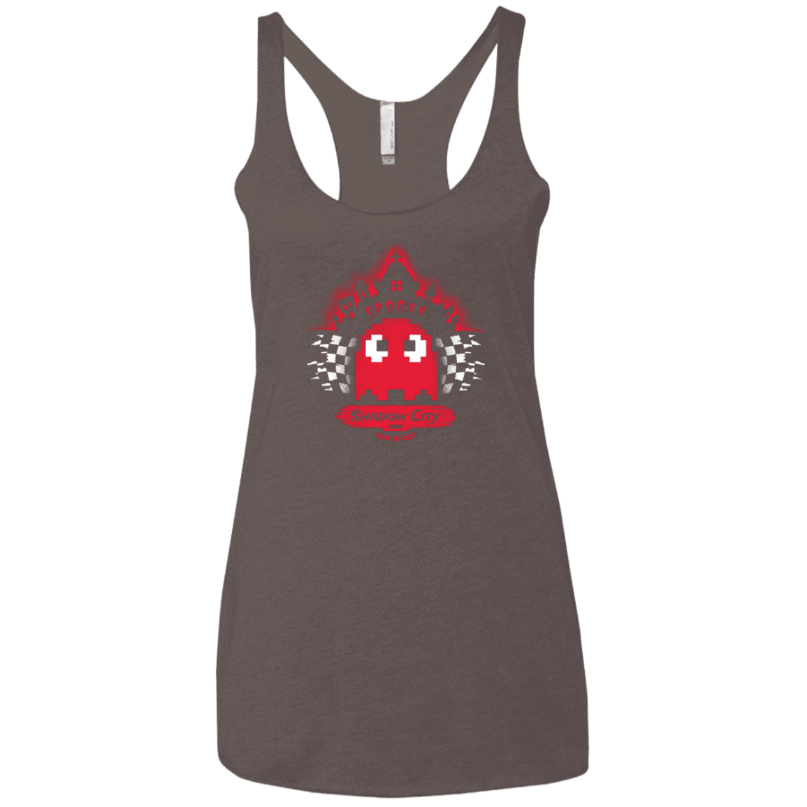T-Shirts Macchiato / X-Small Shadow City Women's Triblend Racerback Tank