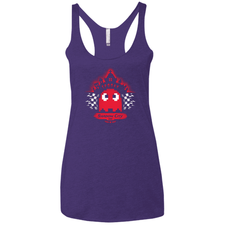 T-Shirts Purple / X-Small Shadow City Women's Triblend Racerback Tank