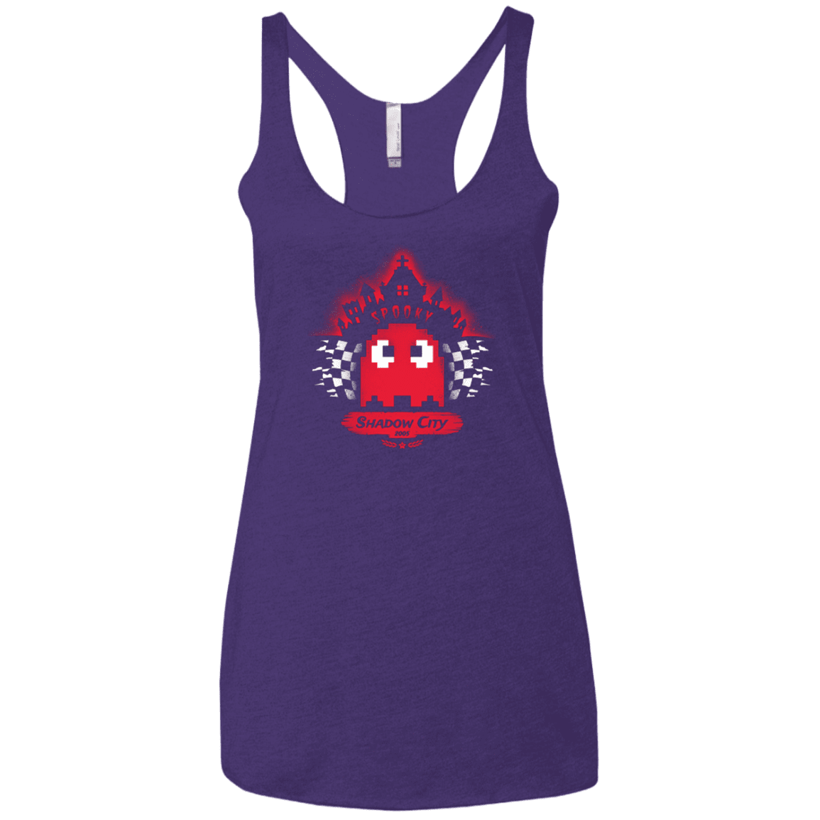 T-Shirts Purple / X-Small Shadow City Women's Triblend Racerback Tank