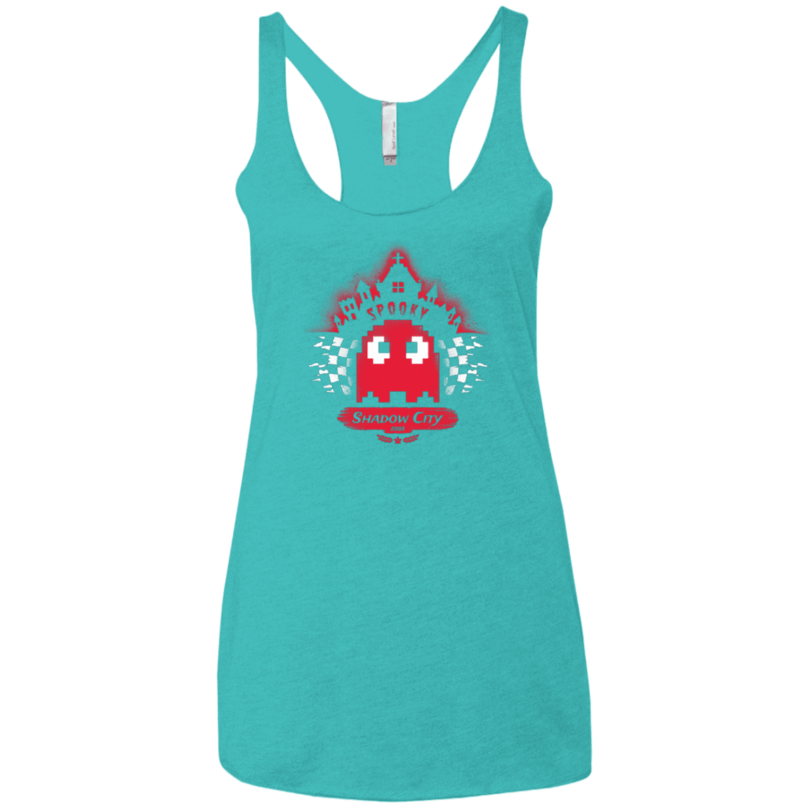 T-Shirts Tahiti Blue / X-Small Shadow City Women's Triblend Racerback Tank