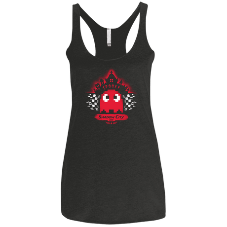 T-Shirts Vintage Black / X-Small Shadow City Women's Triblend Racerback Tank