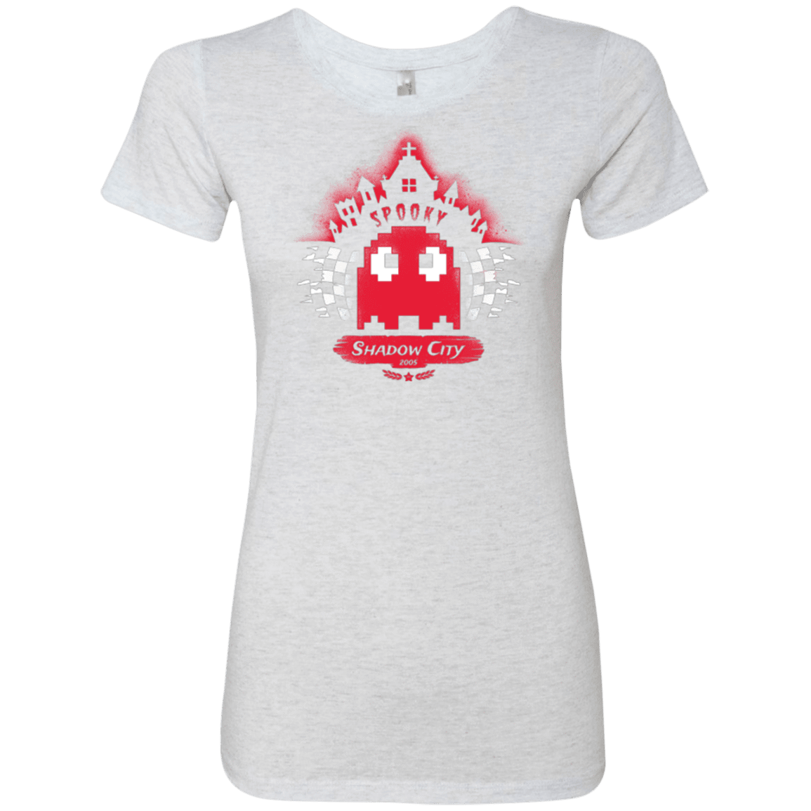 T-Shirts Heather White / Small Shadow City Women's Triblend T-Shirt