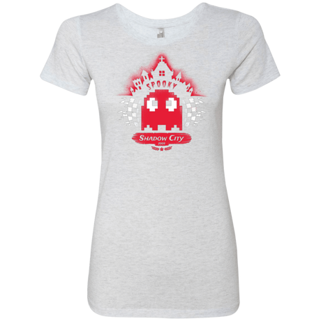 T-Shirts Heather White / Small Shadow City Women's Triblend T-Shirt